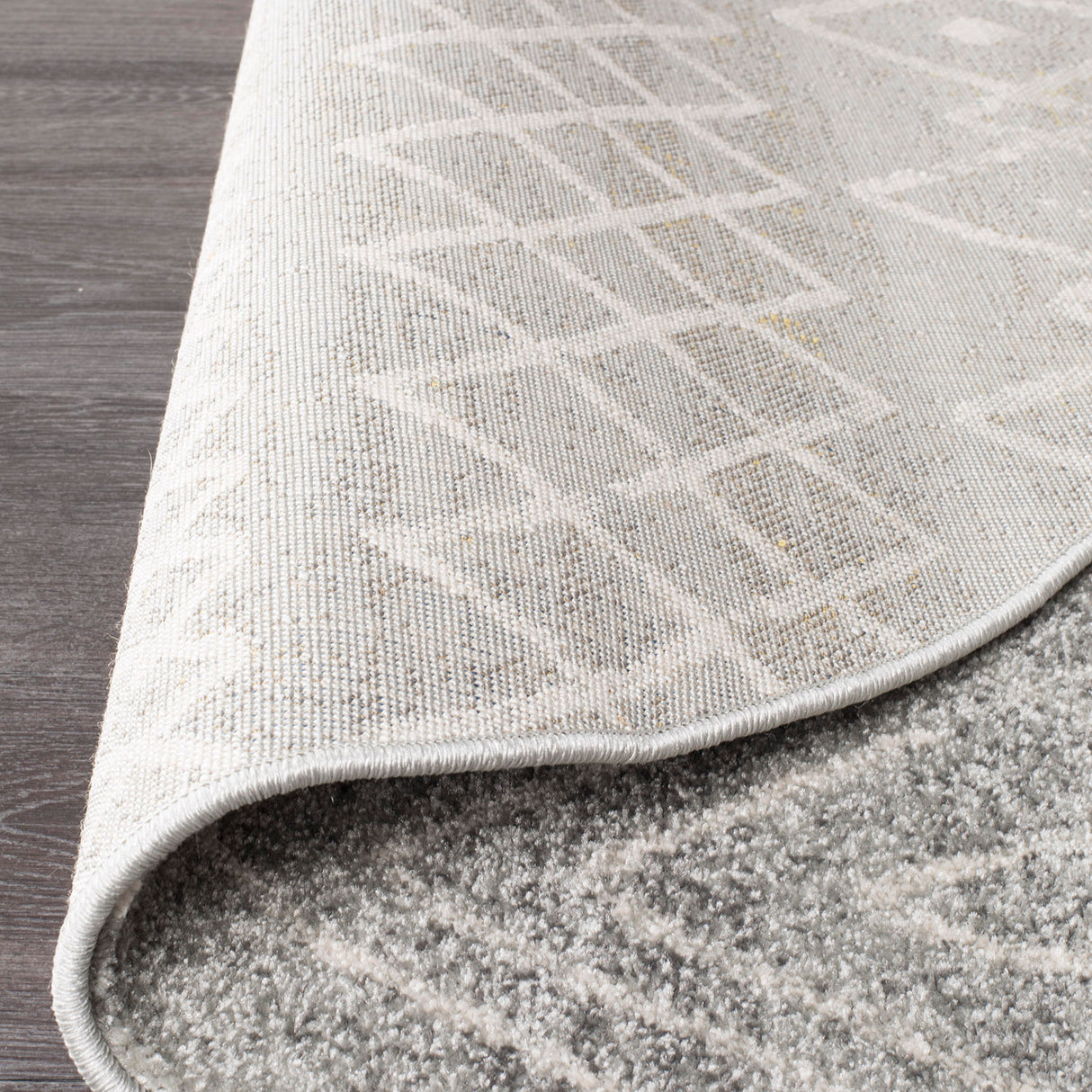 Oasis 454 Silver Round Rug