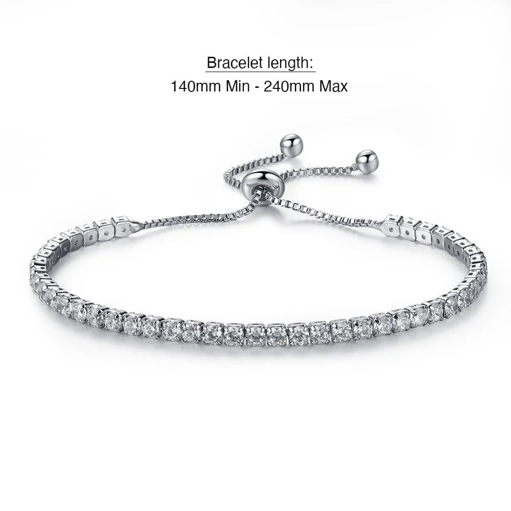 Krystal Couture Micah Tennis Bracelet Embellished with SWAROVSKI Crystals