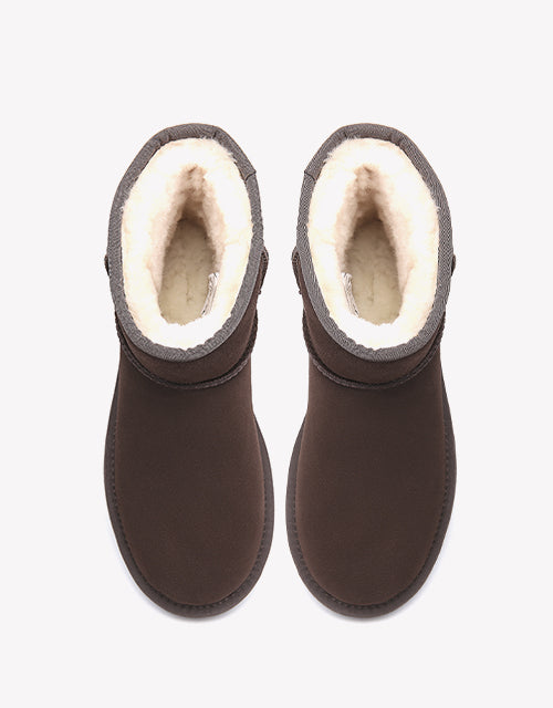 Mini Classic Suede in Chocolate