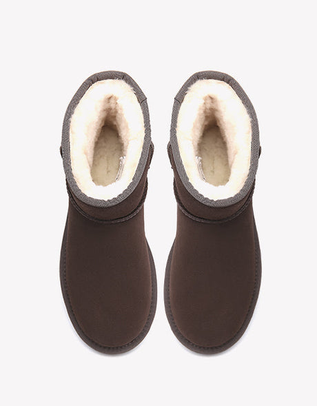 Mini Classic Suede in Chocolate