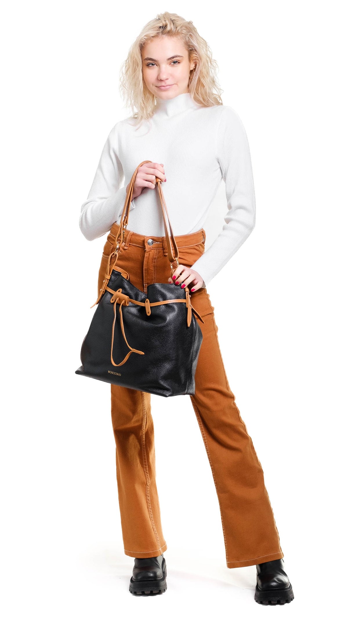 Bosccolo Drawstring Bag - Black