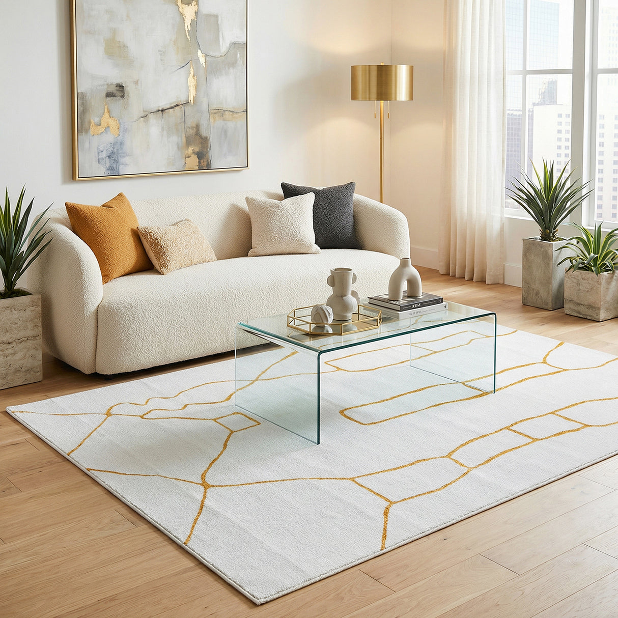 Paradise Amy Gold Rug