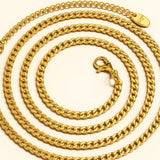 Bullion Gold Estelle Chain Link Gold Plated Necklace