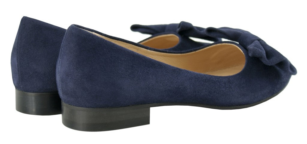 Bosccolo Womens Ballerina - Navy Blue