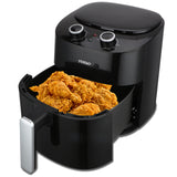 TODO 4.2L Air Fryer 1300W Convection Oven Fan Forced Multi Function Cooker Analog �� Black