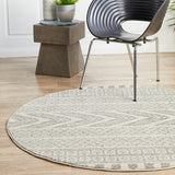 Mirage 359 Grey Round Rug