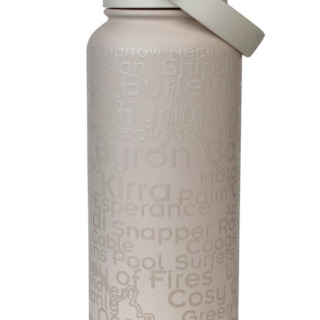 BBBYO Beaches Bottle - stainless steel insulated bottle - 1000 ml - Beaches print