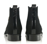 Bosccolo Womens Ankle Boots - Black Suede