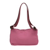 BAMEI Lightweight Recycled Nylon Flap Crossbody Bag - Mulberry
