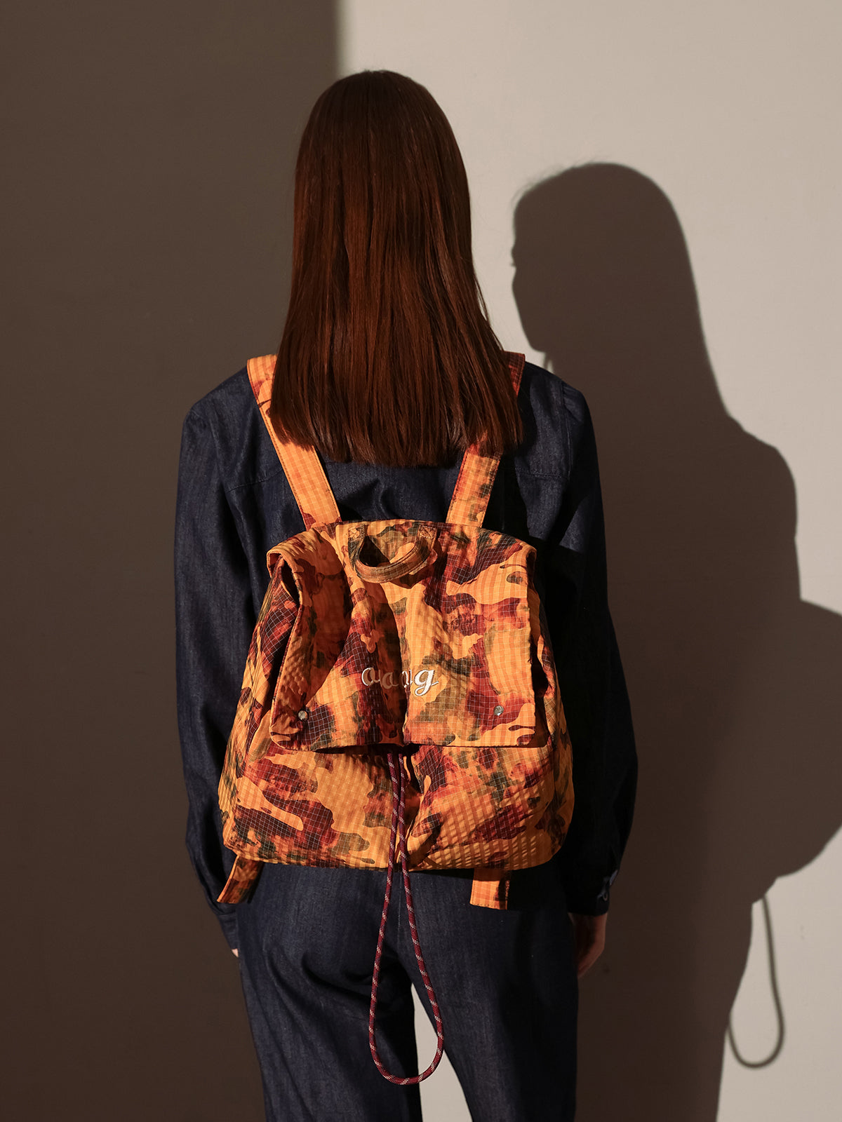 Earthy Camo Ripstop Backpack - Amber