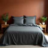 Royal Comfort Blended Bamboo Sheet Set Charcoal