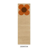 Orla Kiely Flower Placement Pumpkin - Ecru 158203 Rug