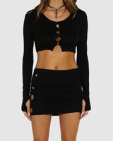 BY.DYLN Mila Skirt - Black