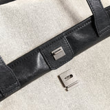 Canvas Flap Backpack - Oat