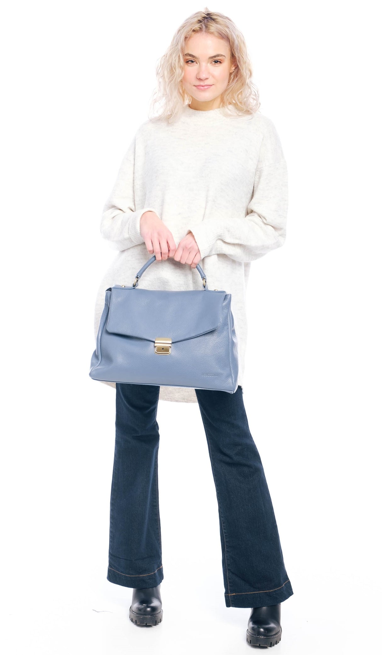 Bosccolo Briefcase - Blue