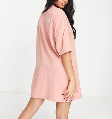 The North Face T-Shirt Dress In Pink