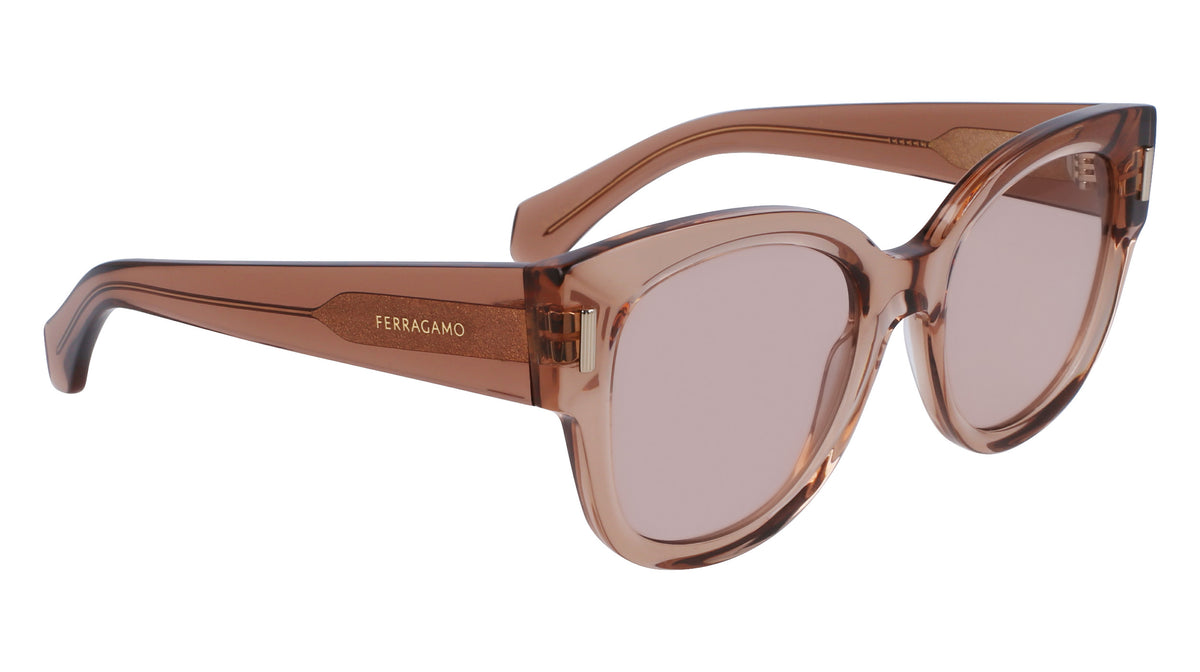 Salvatore Ferragamo SF2007S Womens Sunglasses - Transparent Nude