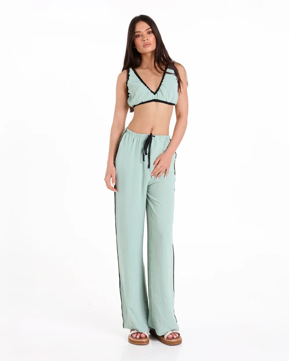 Lost In Lunar Harvi Crop - Mint