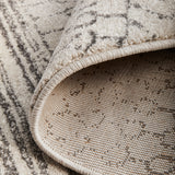 Chrome Harper Silver Round Rug