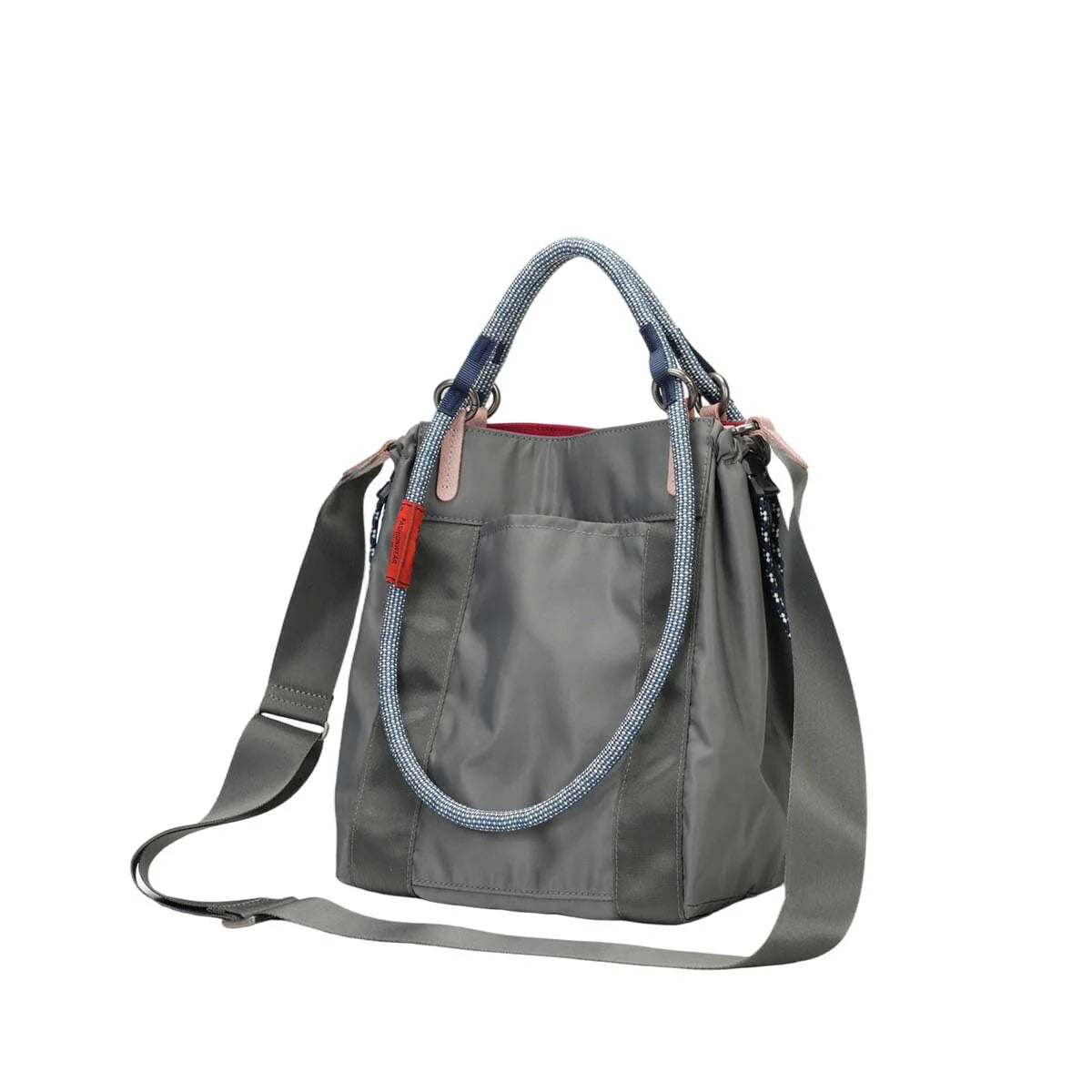 BAMEI Reversible Dual-Color Ballistic Nylon Bucket Bag - Charcoal