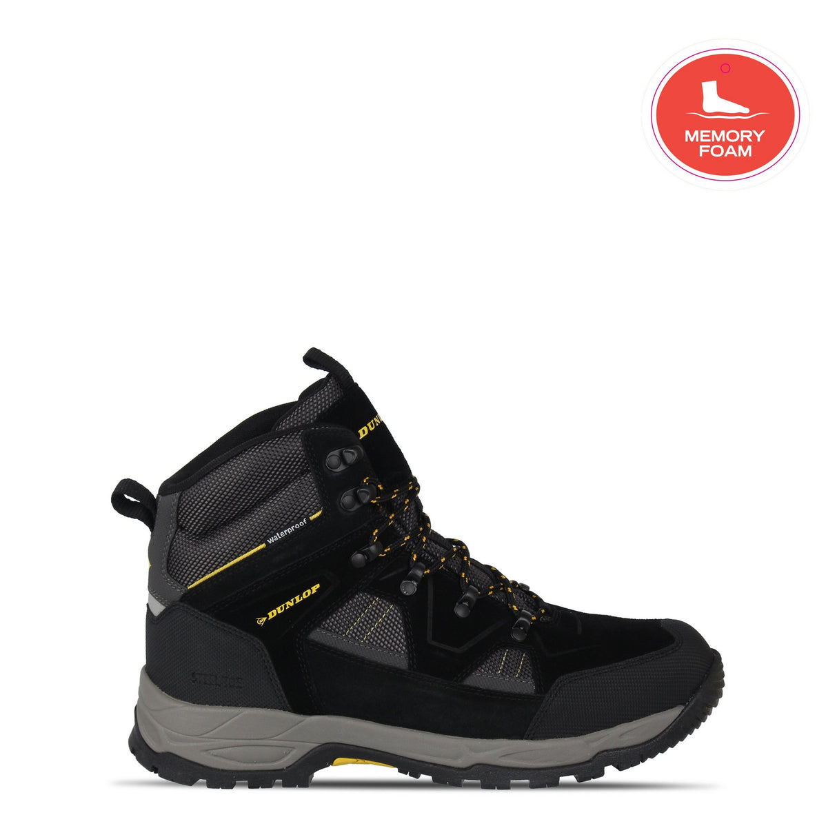 Dunlop Men's Illinois Waterproof Steel Toe Cap Safety Boots Black