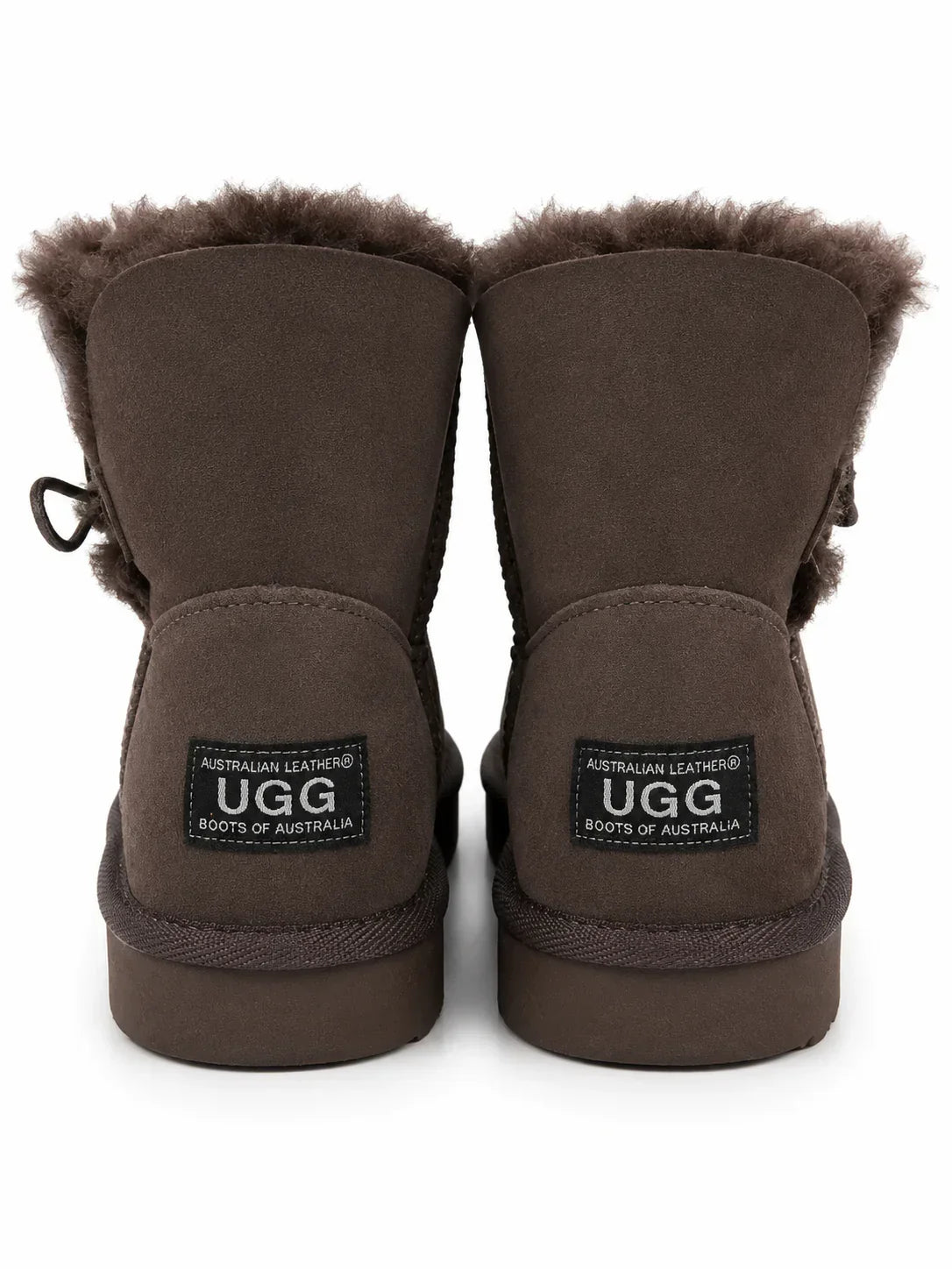 Australian Leather Ugg 1Button Sheepskin - Chocolate - AU4