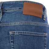 Boss Taber Tapered Fit Jeans In Light Blue
