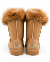 Australian Leather Ugg Long Uggs - Natural - AU7