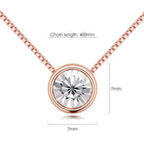 Krystal Couture Bezel Necklace Embellished with SWAROVSKI Crystals