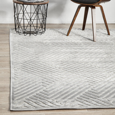 York Cindy Silver Rug