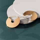 Bullion Gold Grande Rose Gold Hoop Earrings