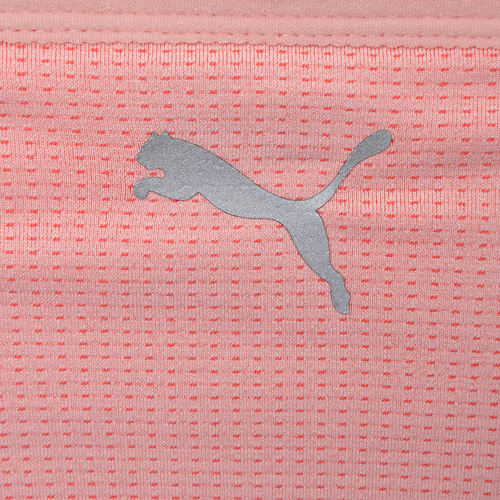 Puma Training Evoknit Seamless Light Support Sports Bra In Soft Pink