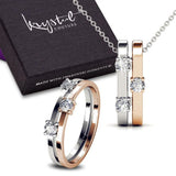 Boxed My Crystal Story Necklace And Ring Set Embellished with SWAROVSKI® Crystals