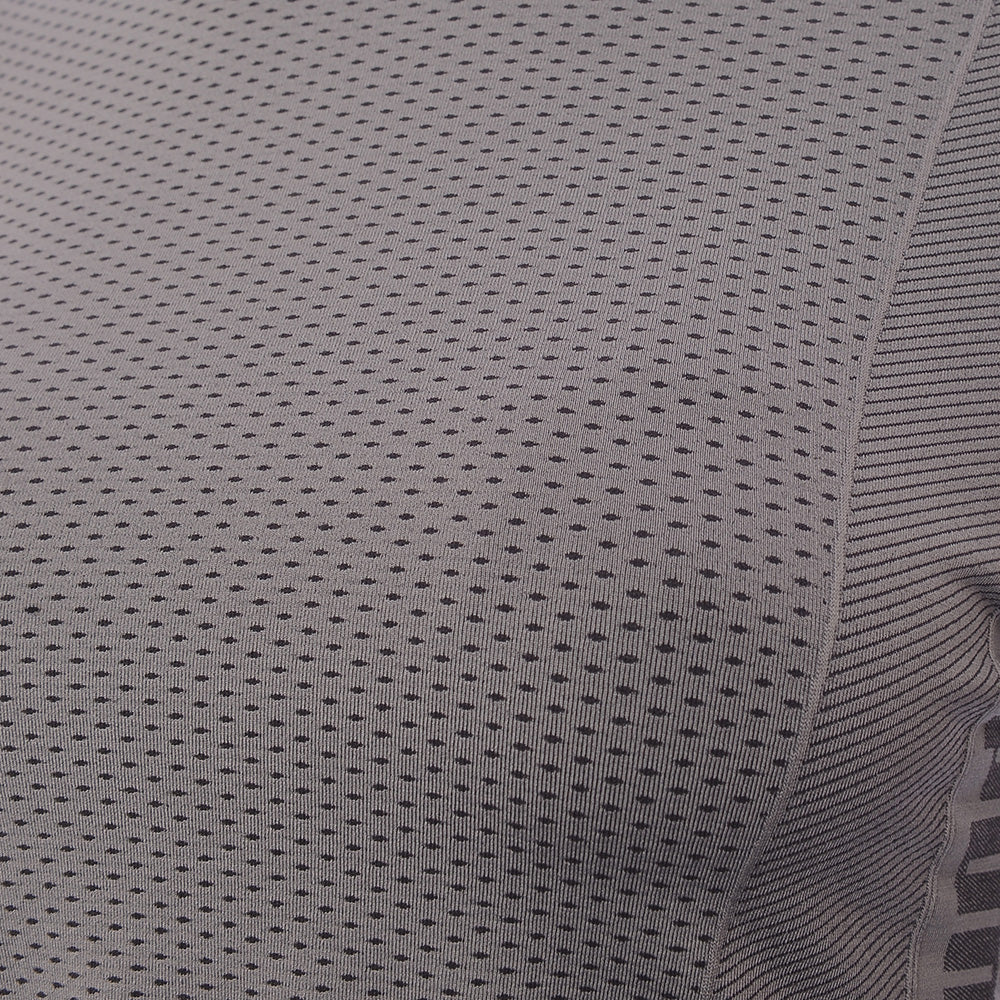 Puma Training Evoknit seamless ls crop top in charcoal grey