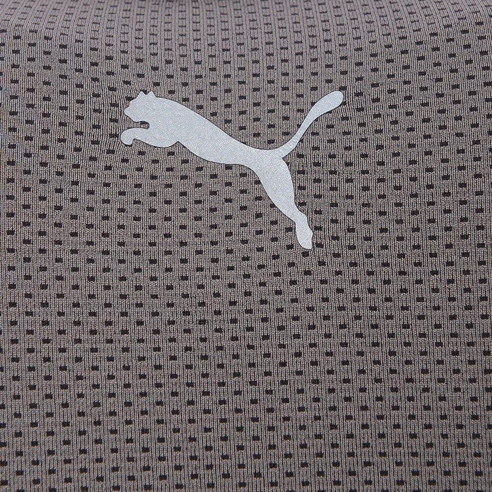 Puma Training Evoknit seamless ls crop top in charcoal grey