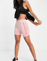 Puma Training Evoknit Seamless 5 Inch Shorts In Soft Pink