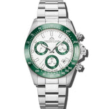 Christophe Duchamp Grand Mont Ceramic - White Dial & 316L Stainless Steel Strap