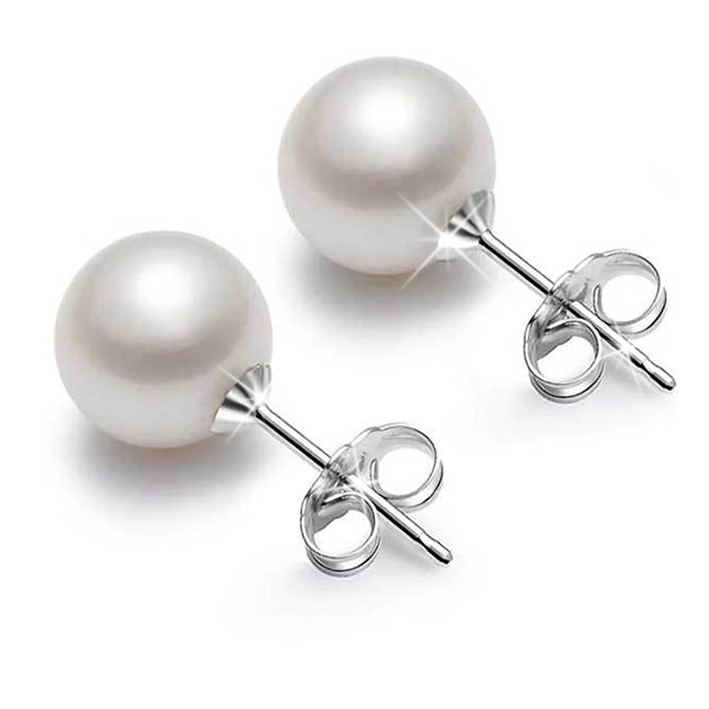 Boxed Snowwhite Swan Necklace and Earrings Set Embellished with SWAROVSKI® Crystals and Pearls