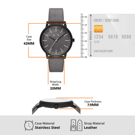Armani Exchange Grey Watch