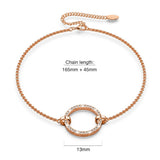 Boxed Orbit Earrings, Bracelet & Necklace Set with SWAROVSKI® Crystal in Rose Gold