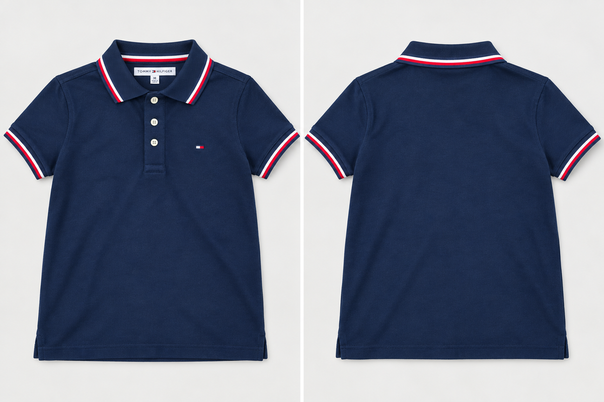 Tommy Hilfiger Kids Boys Winston Polo Shirt - Desert Sky