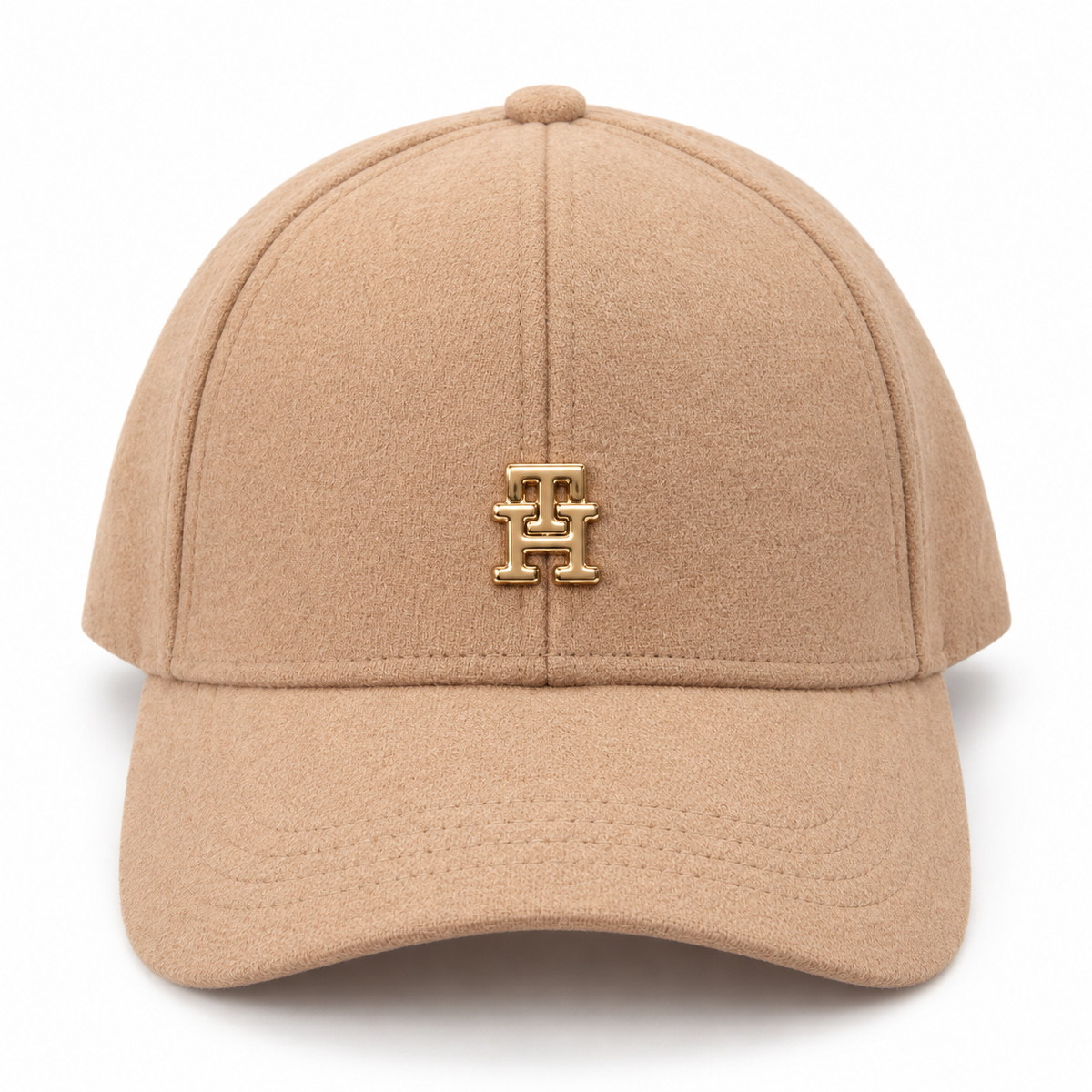 Tommy Hilfiger Women's Aw TH Monogram Winter Cap - Camel