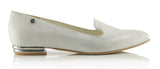 Bosccolo Womens Moccasin Lords - Silver Metalic