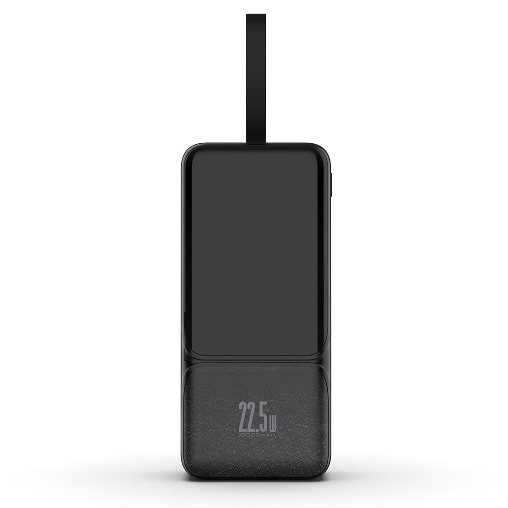 iQuick Power Square Power Bank 30000mAh 22.5W LED Display USB Type-C Type-A - Black