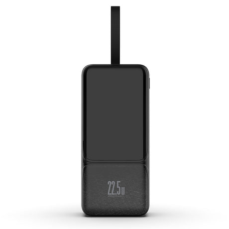 iQuick Power Square Power Bank 30000mAh 22.5W LED Display USB Type-C Type-A - Black
