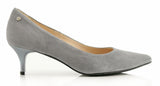 Bosccolo Womens Spike Heels Suede 200 - Grey Suede