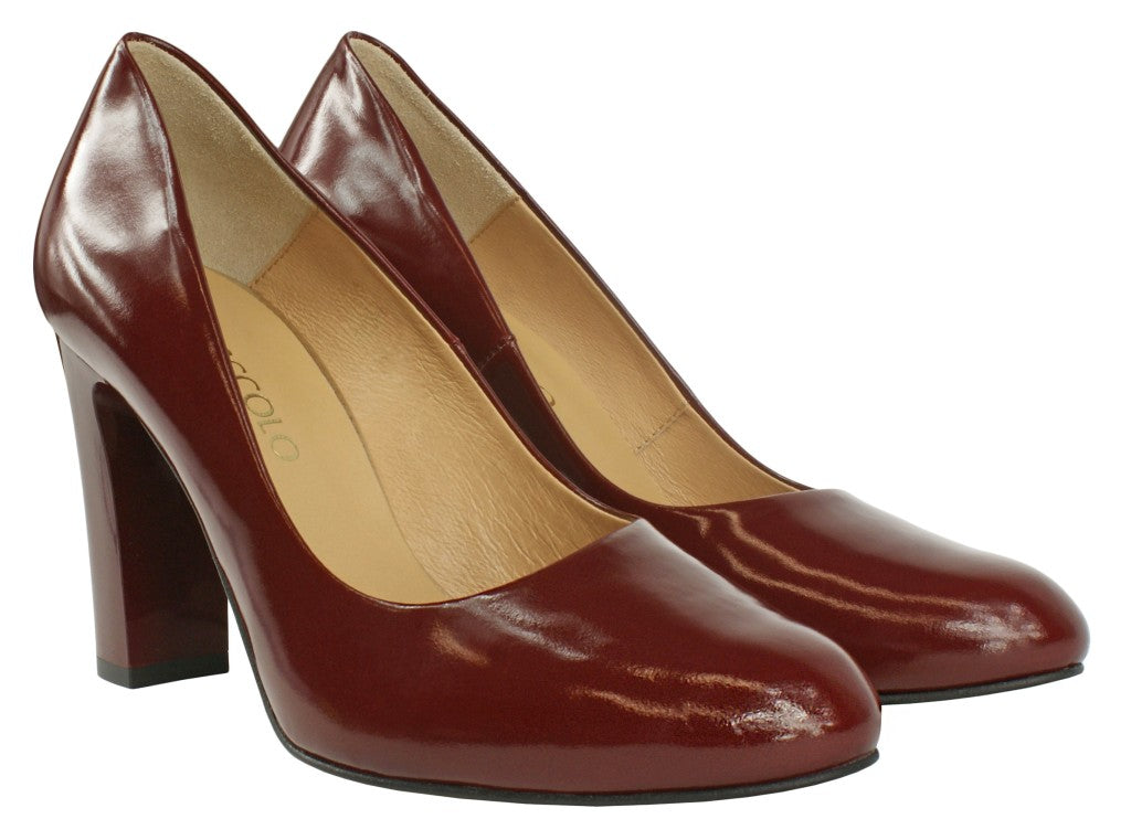 Bosccolo Womens Pumps - Burgundy