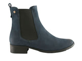 Bosccolo Womens Boots Elastic-Sides - Blue