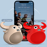Fitsmart Bluetooth Animal Face Speaker - Khaki