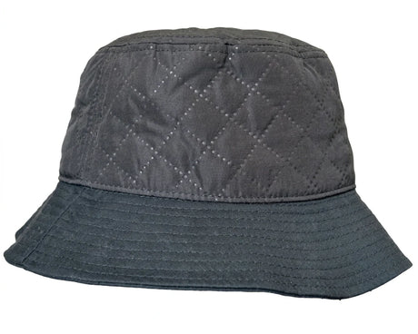 Cherry Red Pinpunch Bucket Hat - Black